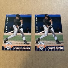 2- 1992 Upper Deck FanFest #10 Frank Thomas NeMT+ 
