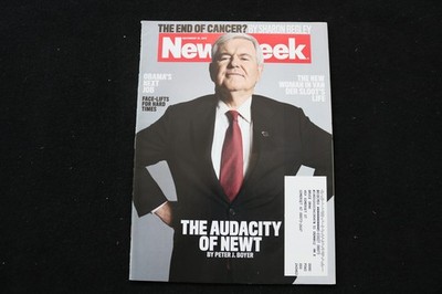 2011 DECEMBER 19 NEWSWEEK MAGAZINE - NEWT GINGRICH COVER - NW 906