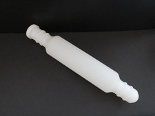 Vintage Tupperware Fill N Chill Rolling 1003 Pin 15.5” Dough Roller Plastic Cap
