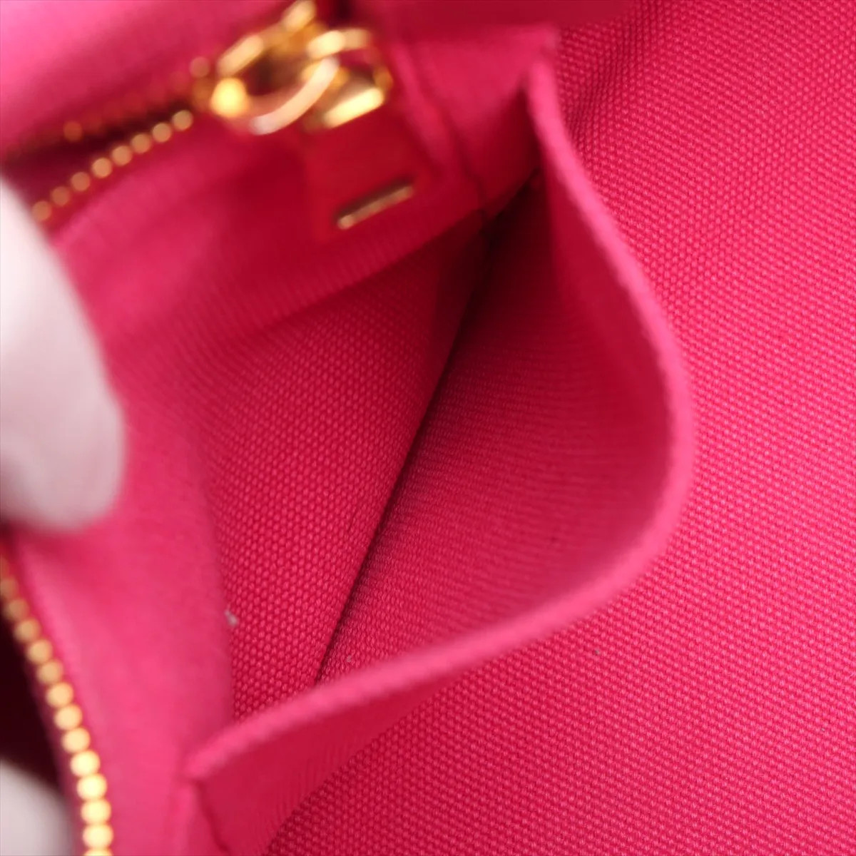 Prada Canapa canvas 2 Way Handbag Pink 1BG642 thumbnail 13