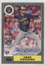 2022 Series 1 1987 Topps Baseball Black 140/199 Jake Cousins #87BA-JCO Auto y5m