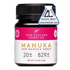 Raw Manuka Honey UMF 20 MGO 829 Certified New Zealand Pure Honey 4.4oz 125g