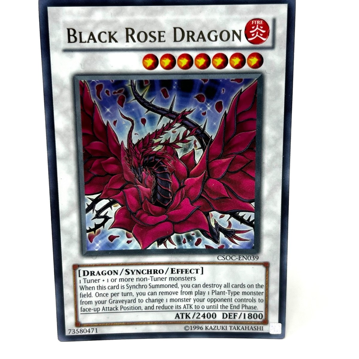 Yugioh Yu-Gi-Oh Trading Card Black Rose Dragon CSOC-EN039 | eBay