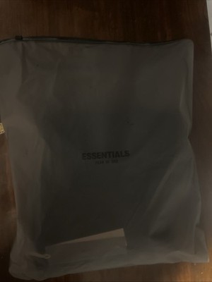 Black Cuffed Essentials Pants Men's