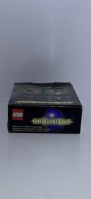 LEGO BIONICLE: Gahlok Va (8550) with purple mask, box, and poster/instructions