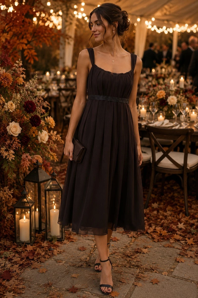 vera wang bridesmaid dress Polyester Dresses for sale Non_new_arrival Black Strapless Satin Corset Size:M - 38