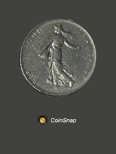 1960 France 🇫🇷 1 Franc Nickel Coin