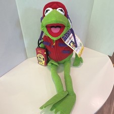 Macy's Kermit the Frog Frog-tographer Green Plush w/Camera and film Exclusive