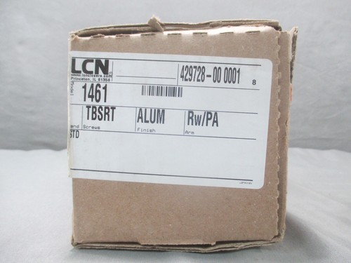 LCN 1461 AUFPUTZ TÜRSCHLIESSER ALUM Rw/PA TBSRT Allegion