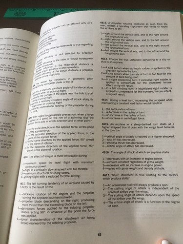 Vintage ~ 1984 FAA Ground Instructor Basic Question Book ~ Paperback - Picture 9 of 11
