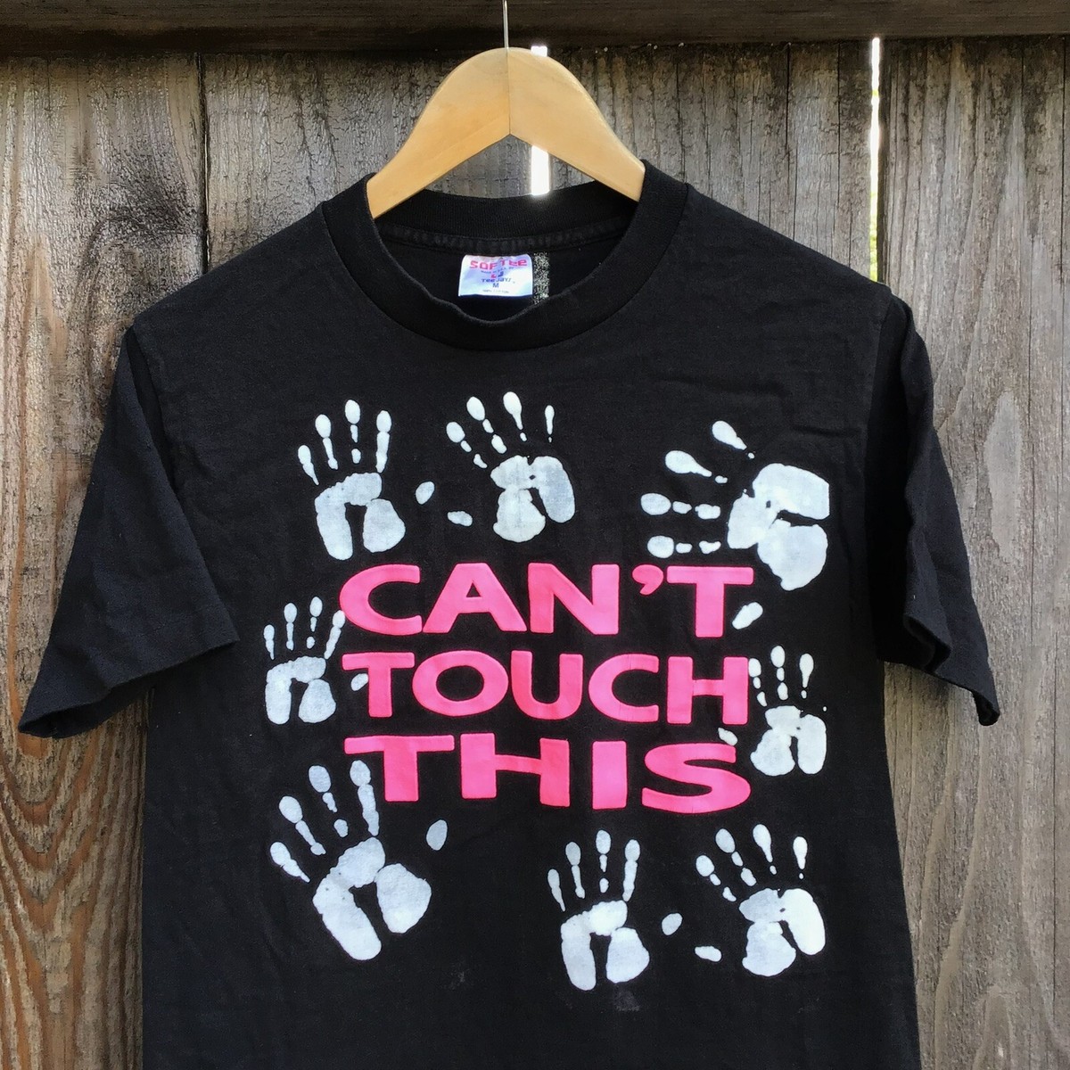 Vintage 90s MC hammer cant touch this band rap tee t shirt mens 