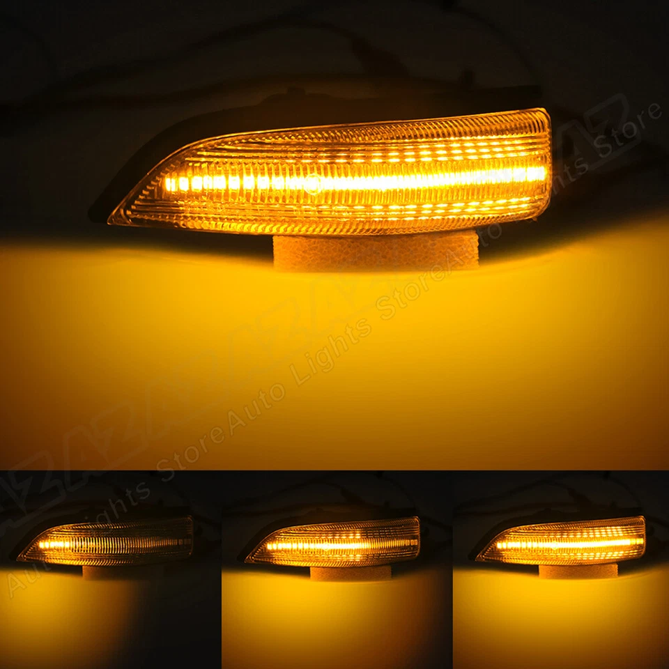 For Toyota Yaris Vitz Camry Saloon Sequential LED Side Mirror Turn Signal Lights Foto 2 de 4