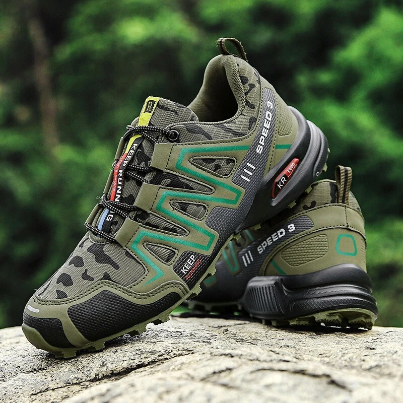 UK Men's Hiking Shoes Outdoor Trekking Sneaker Sports Running Shoes Adult