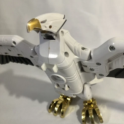 复古 1995 万代 Mighty Morphin Power Rangers 白色游侠 Legacy FalconZord 17 英寸 - 第 4 张/共 24 张