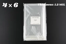 4x6 Clear Resealable Bakery Cookie Candy Poly Cookie Cello Treat Plastic Bags