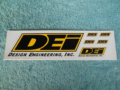 MULTIPLE SIZES DEI ENGINEERING HIGH PERFORMANCE RACE CAR DECAL STICKERS