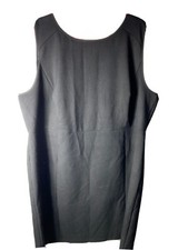 Loft Sleeveless Dress Black Plus Size 24 Plus Ponte Knit NWT