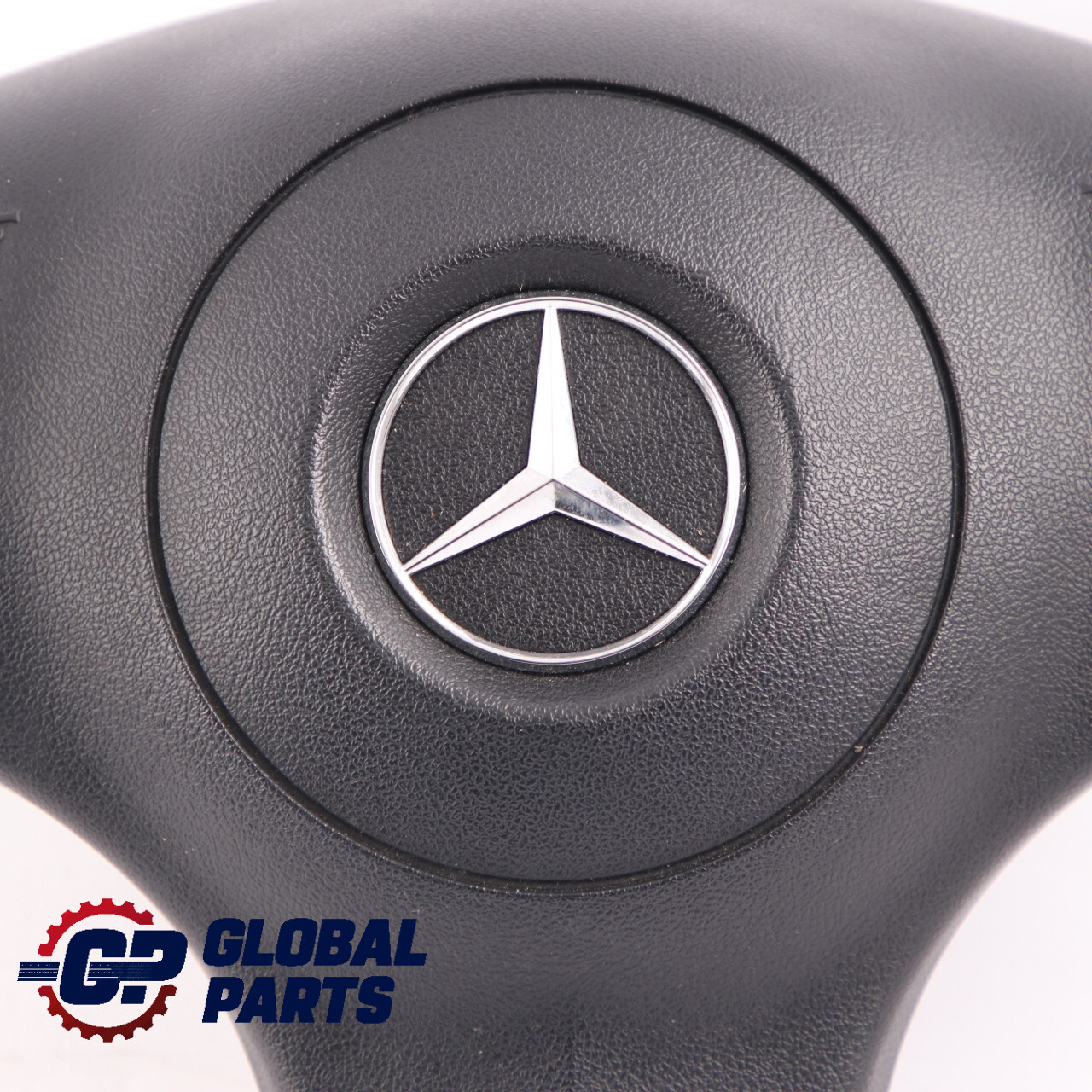 Mercedes CL203 Steering Wheel Air Module Bag Black Trim 
