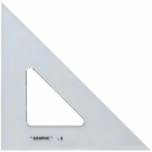 YICBOR Half-Square Triangles Quilting Ruler - Laser-Cut Template For 11 Sizes (1-5/8" To 6-1/4")