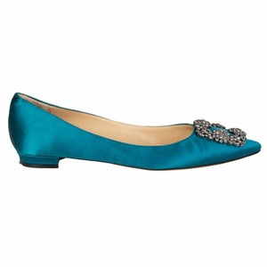 turquoise ballet shoes