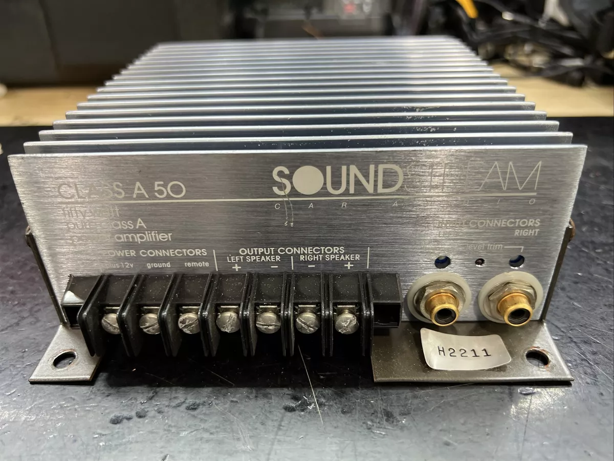 Old School Soundstream Class A 50 A Collectors Dream : ) 1 Of 2