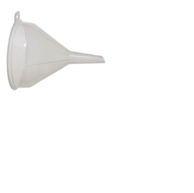Whitefurze 14cm Quality Clear Plastic Funnel, Liquids HomeBrew Winemaking