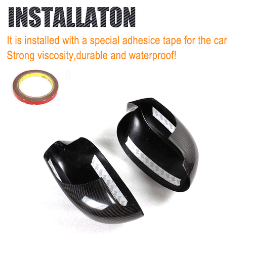 Tapas de espejo retrovisor exterior Mirror Cover Cap para BMW Z4 E85 2002-08 Add-on Carbon - Imagen 9 de 9
