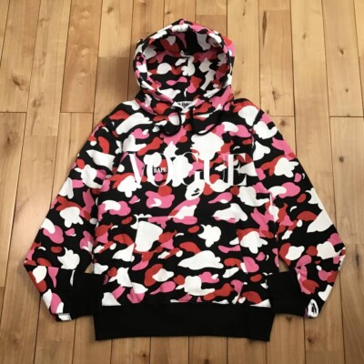 BAPE × VOGUE BAPE CAMO pullover hoodie A Bathing Ape Size S | eBay