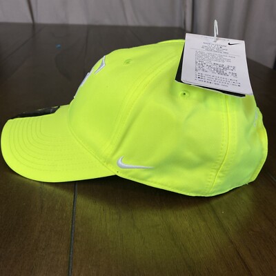 Nike Roger Federer RF Legacy 91 Hat Cap Volt Yellow Tennis 371202