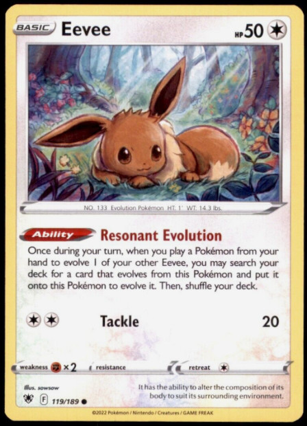 Pokemon - Astral Radiance - EEVEE - 119/189  - NM/M