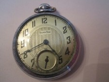 1932 SILVER STAR POCKET WATCH - WIND UP - SC-7A