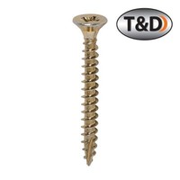 Timco 4.5x40 Classic Multi-Purpose ScrewS – PZ- Double Countersunk, Pack of 200