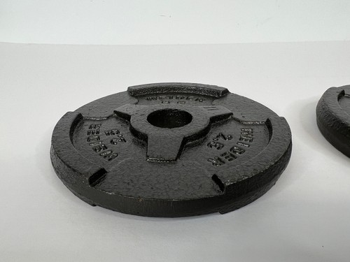 Weider 2.5 lb X 2 (5 lbs Total) Standard Barbell Weight Plates - Picture 13 of 18