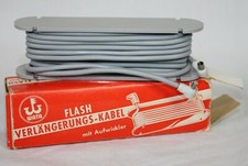 Vintage Wata Flash Extension Cable With Reel Unused Extension Cord In Orig Box
