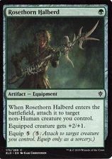 Rosethorn Halberd #175 Throne of Eldraine