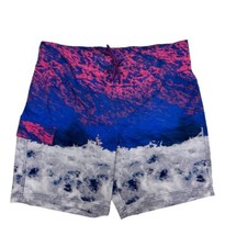 George Men's Bright Multicolor Elastic Waist Drawstring Swim Shorts Size XL