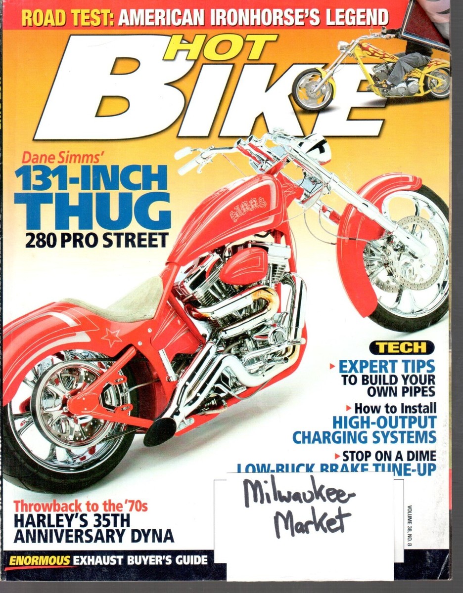 Hot Bike Volume 38 2006 Hottest Custom V-Twin Motorcycle Magazine  L@@K !!