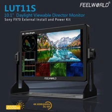 FEELWORLD LUT11S 10.1" 2000nit Ultra-Bright Full HD Video Monitor 3G-SDI 4K HDMI