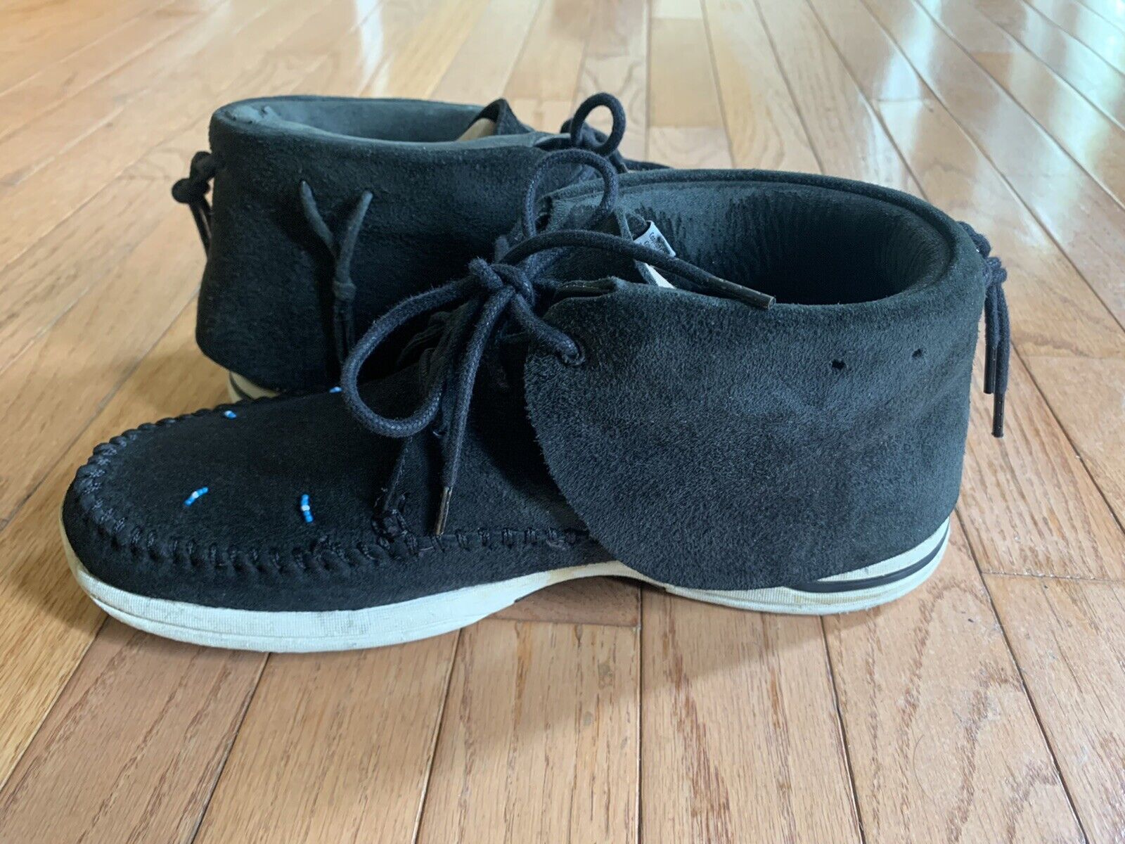 Visvim FBT Shaman Lhamo Folk Mid Black size 9.5 - Gem Visvim FBT Shaman Lhamo Folk Mid Black size 9.5 - Gem