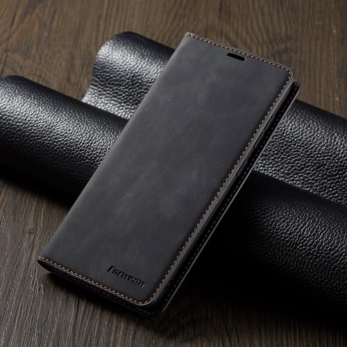 For Samsung S25 S24 S23 S21 S22 Ultra Plus FE Leather Magnetic Flip back case - Picture 9 of 15