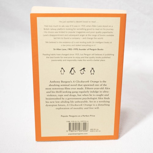 A Clockwork Orange - Anthony Burgess Book - Paperback 2008 Used - Picture 2 of 4