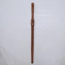 MASONIC CANE MADE OF WOOD 19th Century Folk Art Masonic Cane