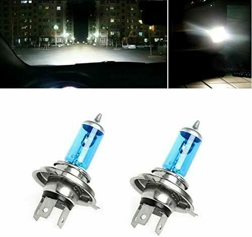 H7 Dc 12V 55W Car Auto Headlight Bulb Lamp Halogen (Bleu-Xe)