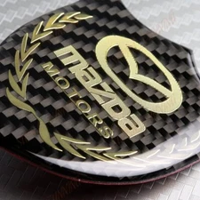 Mazda VIP Carbon Fiber 3D Car Front Body Trunk Rear Side Badge Emblem Sticker