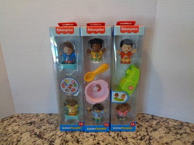 3 Fisher Price Little People NEW Spring Uno Table Ice Cream Seesaw Complete Sets