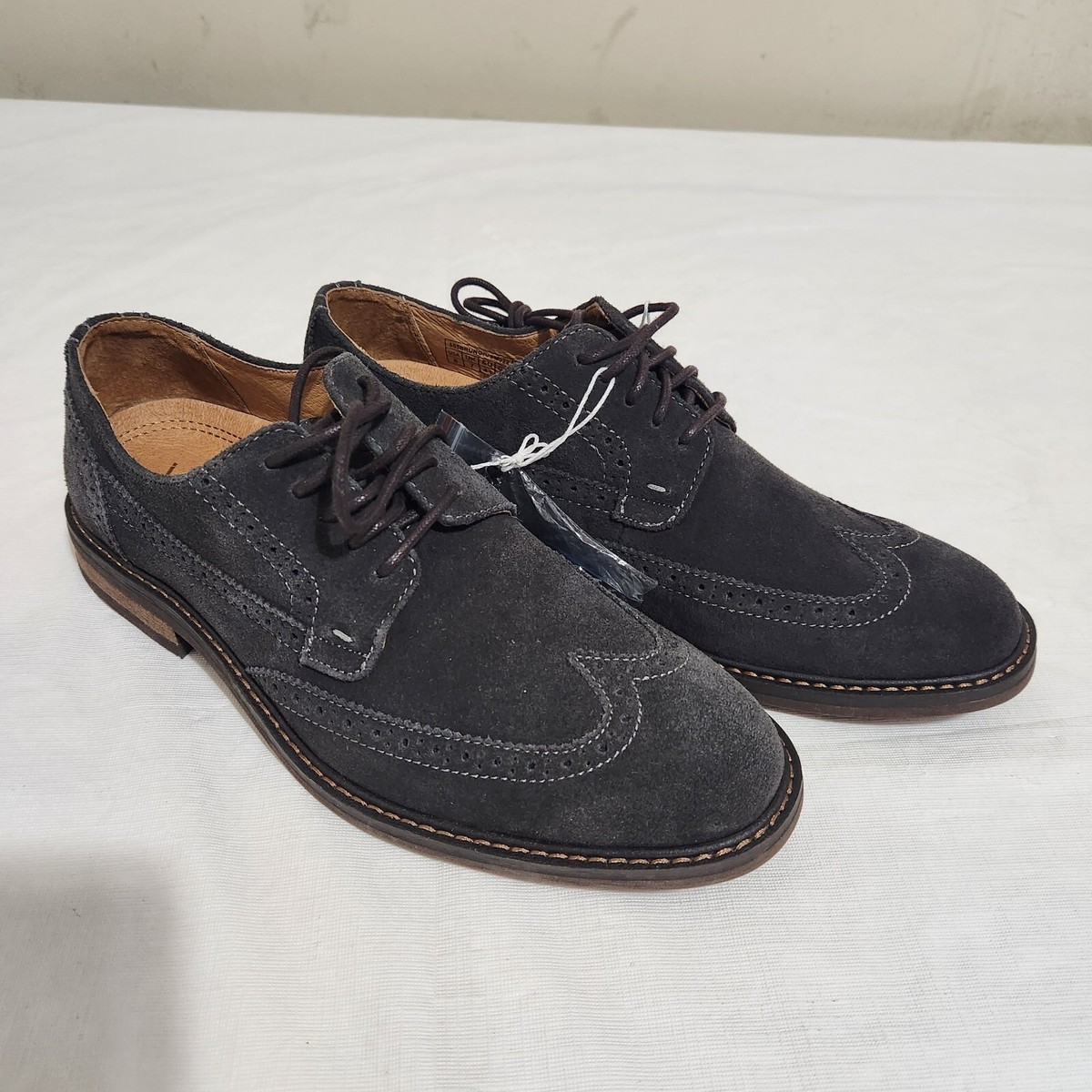 BRAND NEW Vionic Bruno in BROWN SUEDE NWOB Vionic Bowery Bruno Suede Oxfords Men main image 2