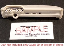 1964 MERCURY MARAUDER GAUGE FACES for 1/25 scale AMT kits - PLEASE READ DESC