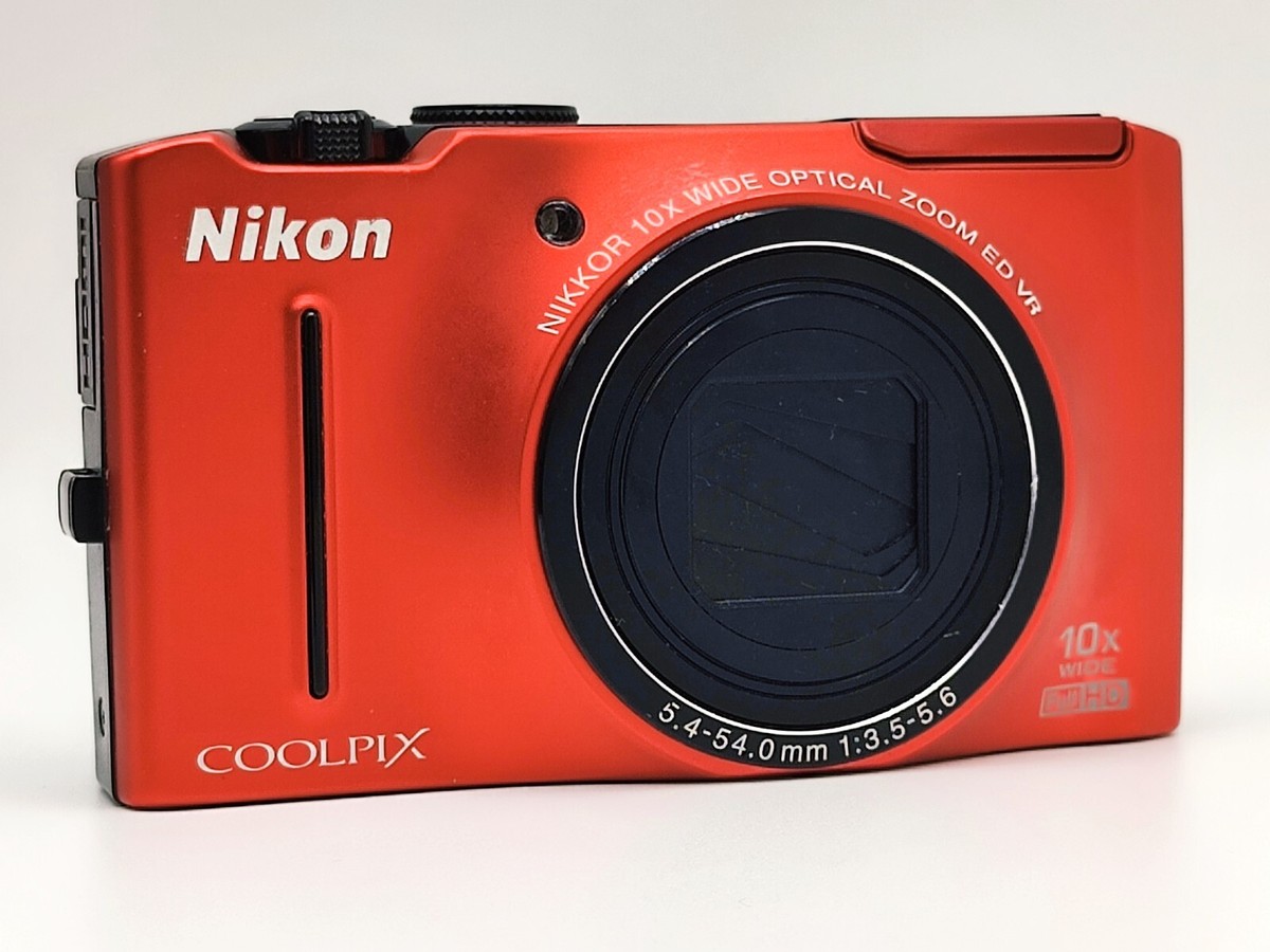 Nikon Coolpix S8100 FlashRed 12.1MP Digital Camera Working