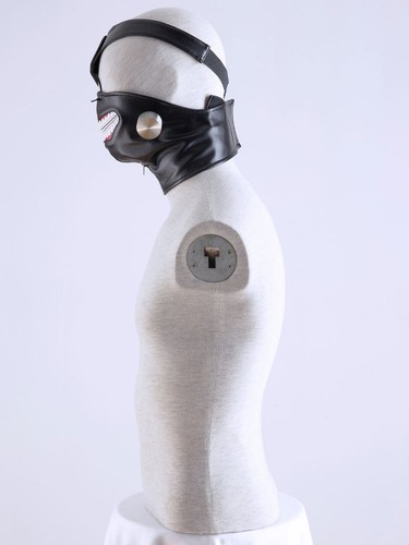 Tokyo Ghoul Cosplay Tokyo Kushu Centipede One-Eye Kaneki Ken Leatherette Mask - Picture 8 of 9