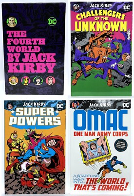 FOURTH WORLD BY JACK KIRBY TPB BOX SET + SUPER POWERS, CHALLENGERS/UNKNOWN OMAC
